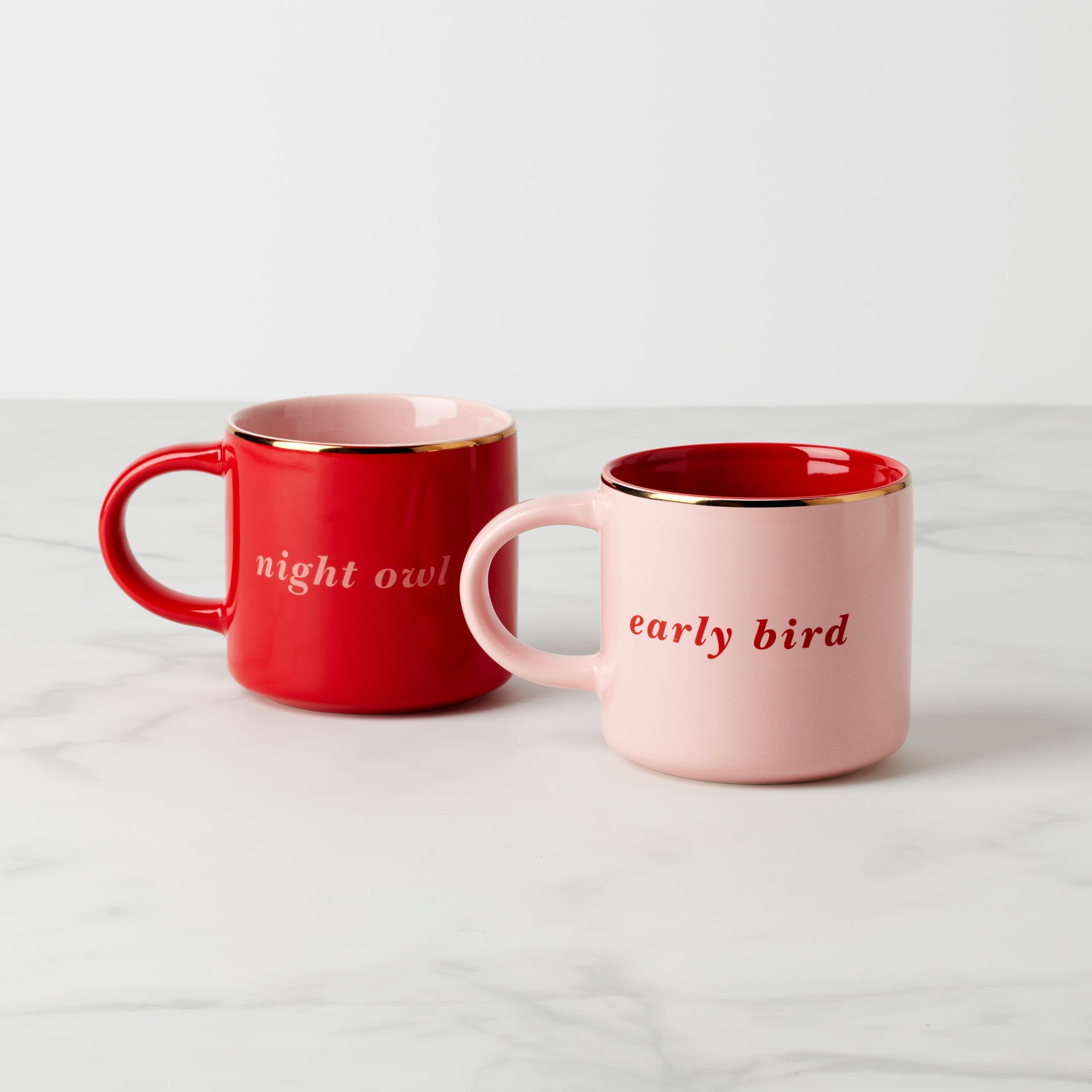 Lenox Westmore Two of a Kind Early Bird & Night Owl Mugs, Set of 2 - Image 2