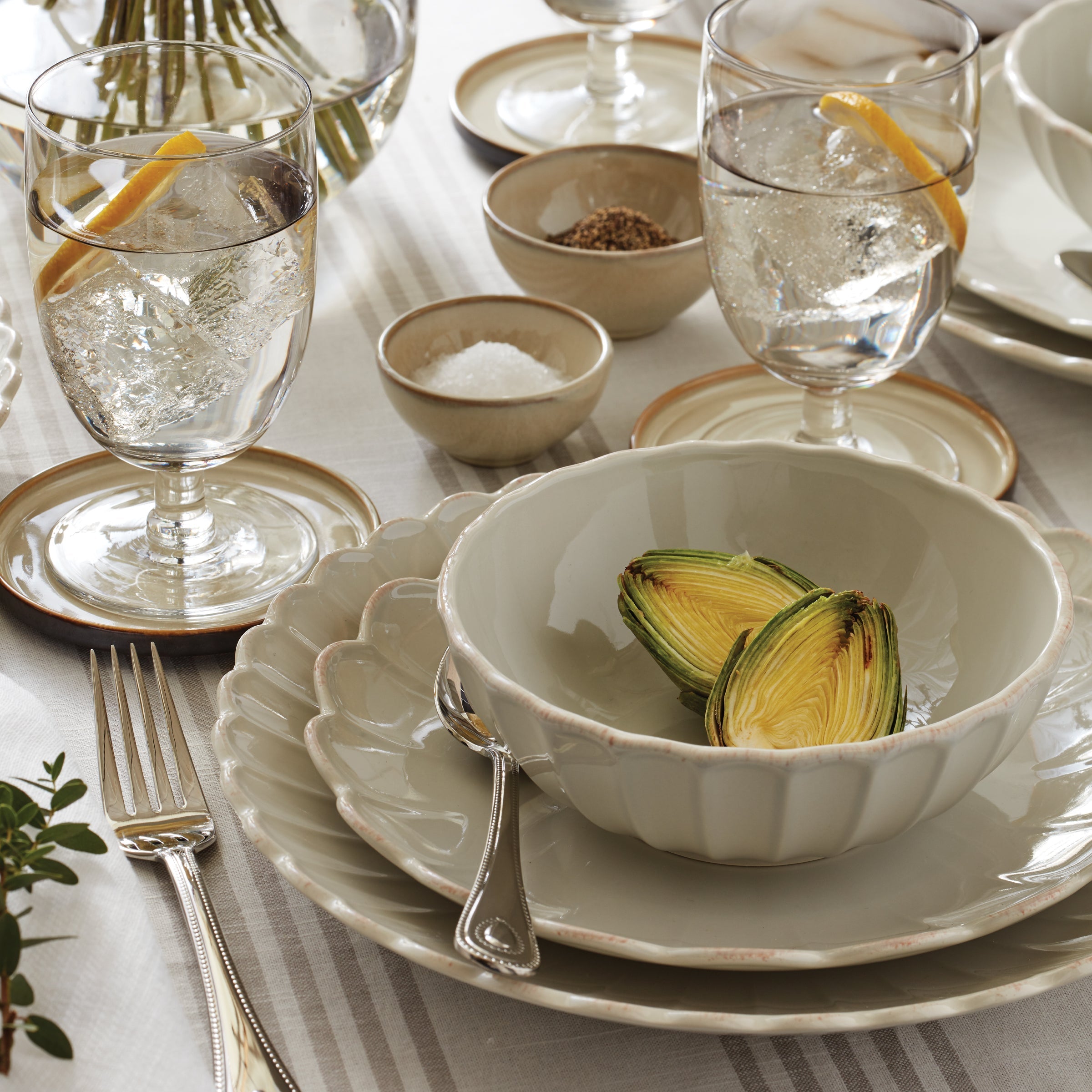 Lenox Westmore French Perle Scallop White Dinner Plates, Set of 4 - Image 13