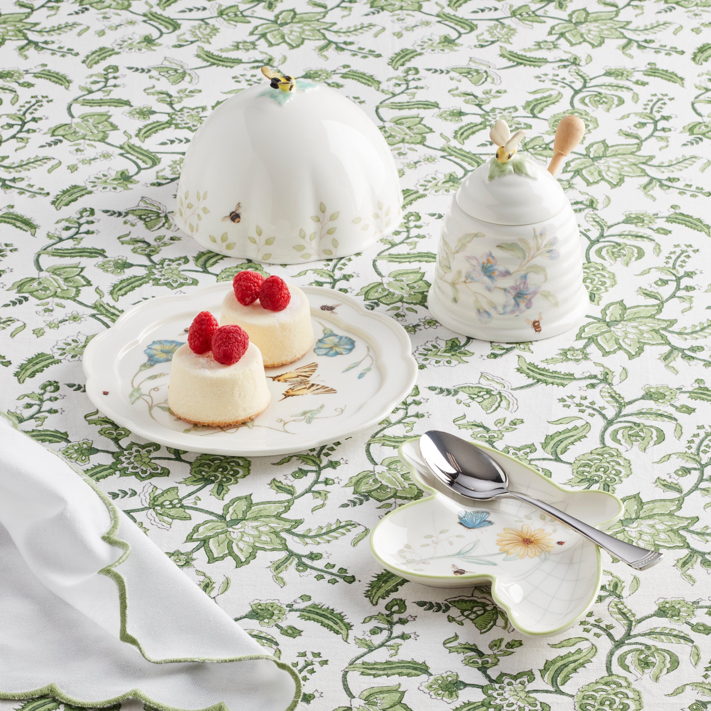 Lenox Westmore Butterfly Meadow Covered Butter Dish - Image 7