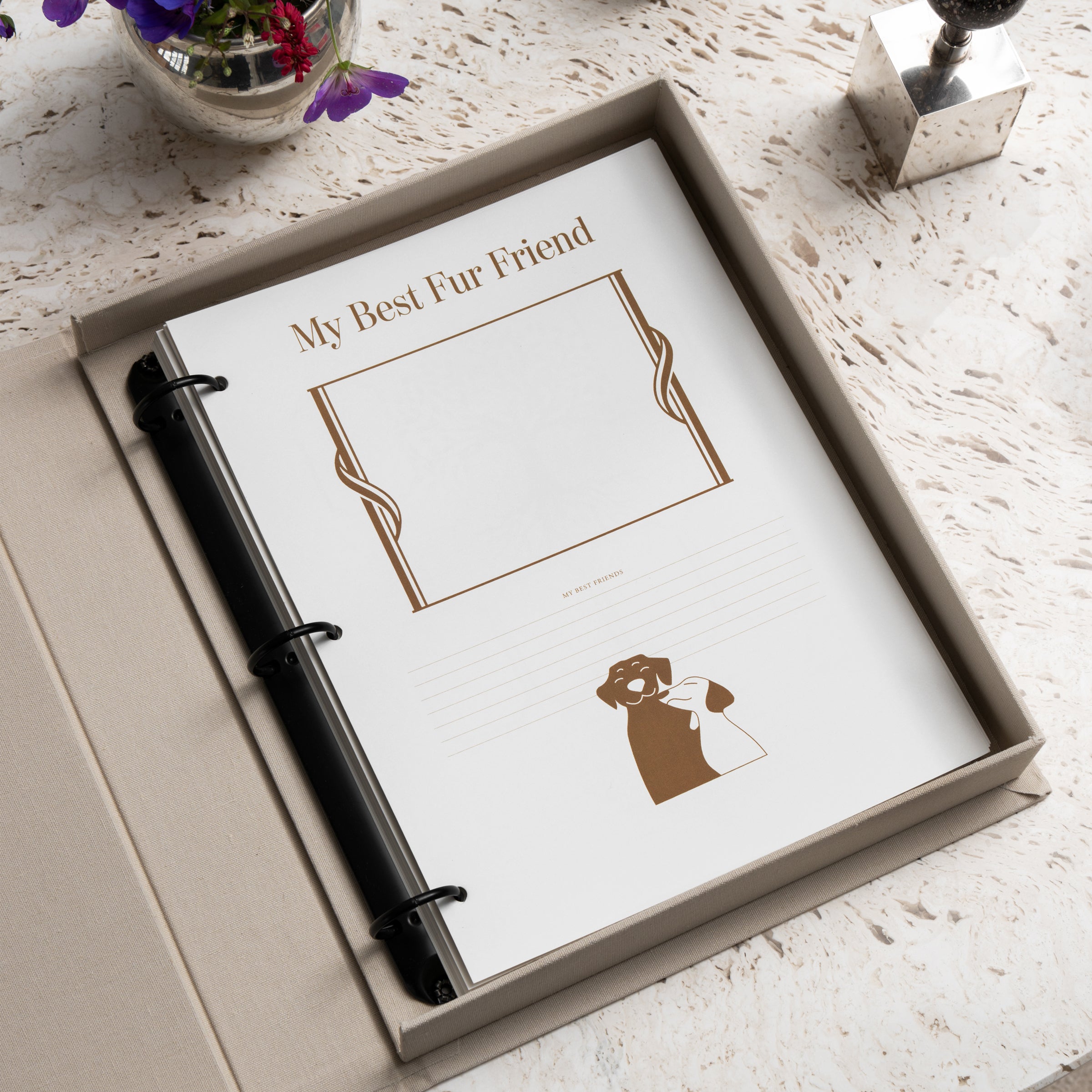 Lenox Westmore A Dog's Life Photo Album Paper, 10 Pages - Image 3