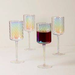 Alternative view of Lenox Westmore Tuscany Classics Iridescent Red Wine Glasses, Set of 4