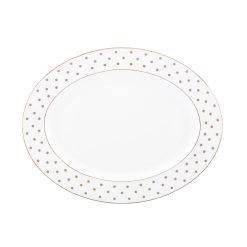 Lenox Westmore Larabee Road Platinum Oval Platter