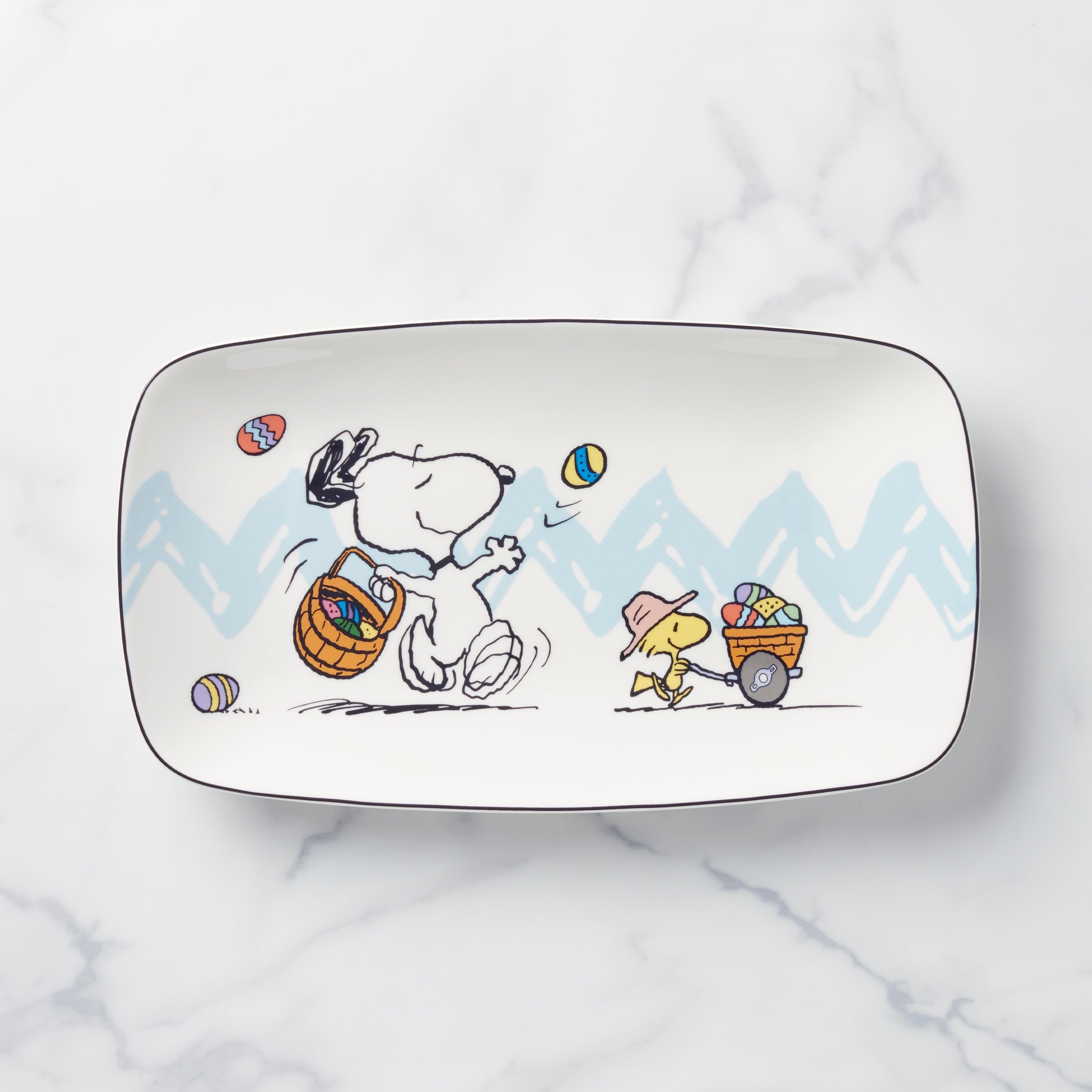 Lenox Westmore Snoopy Easter Hors d'Oeuvre Tray
