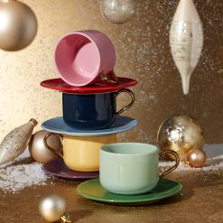 Alternative view of Lenox Westmore Make It Pop 8-Piece Cup & Saucer Set