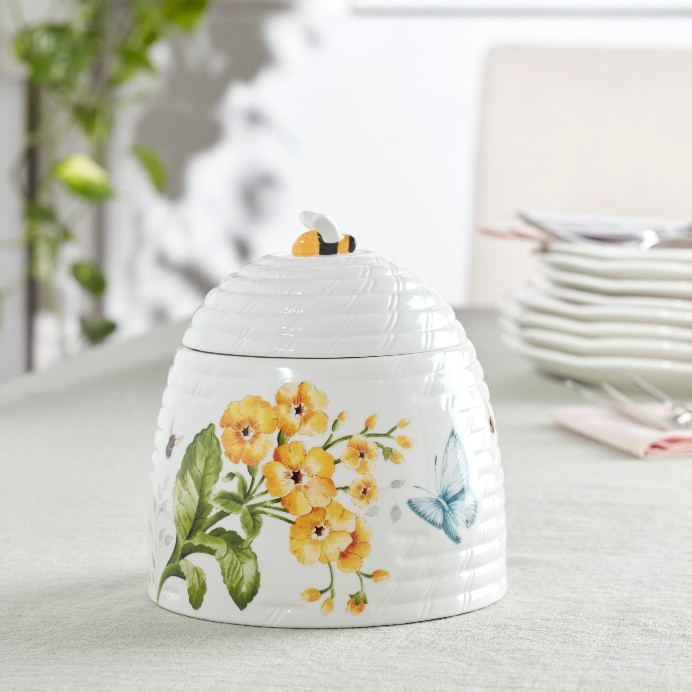 Lenox Westmore Butterfly Meadow Honeycomb Candy Jar - Image 8