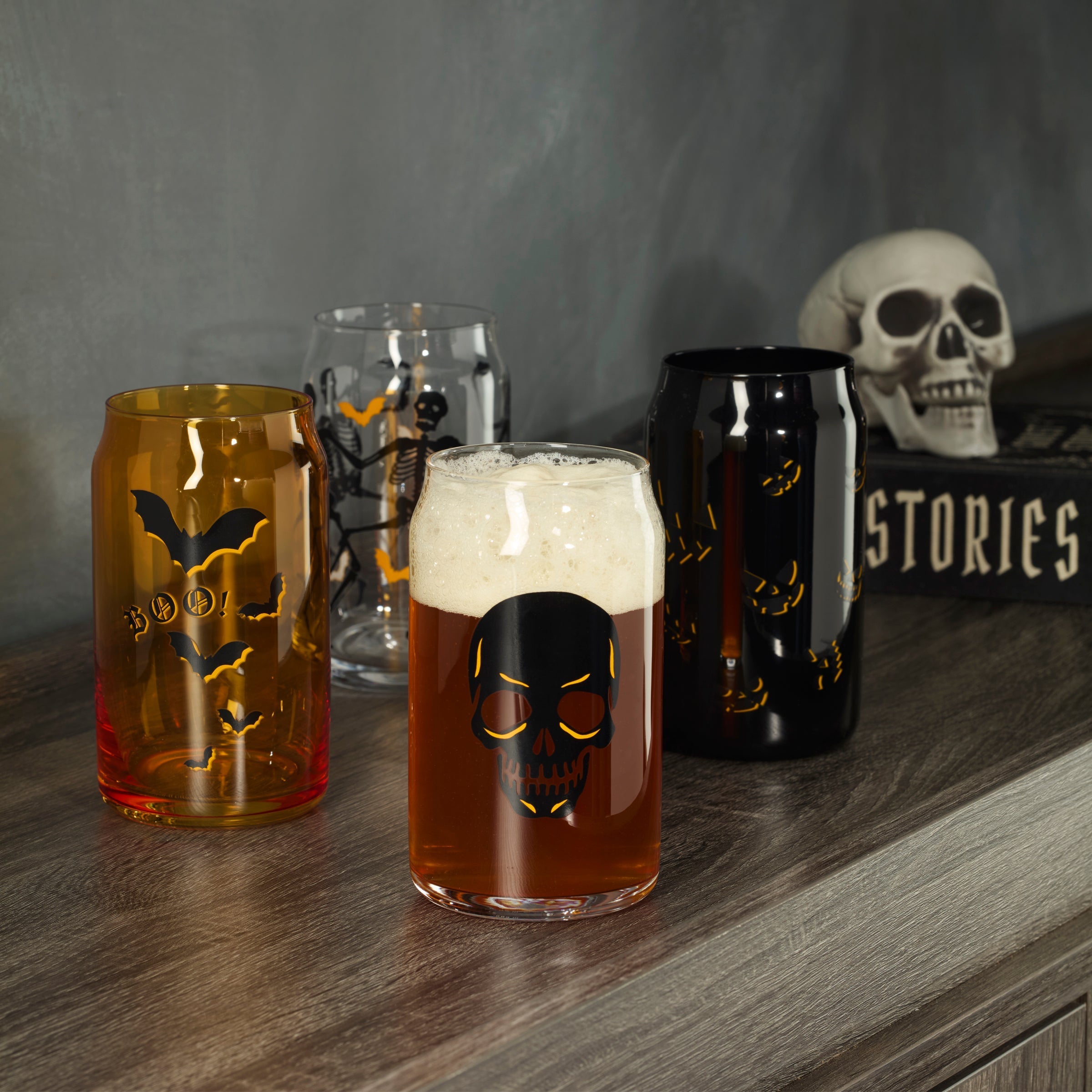 Lenox Westmore Vintro Halloween Can Cooler Glasses, Set of 4 - Image 3