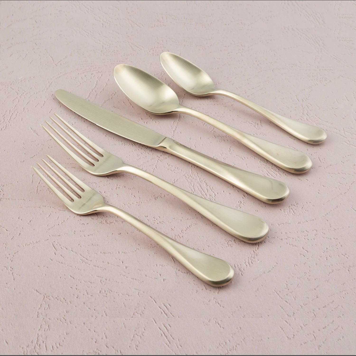 Lenox Westmore Eloquence Champagne Satin 20-Piece Flatware Set - Image 2