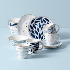 Lenox Westmore Blue Bay 12-Piece Dessert Set