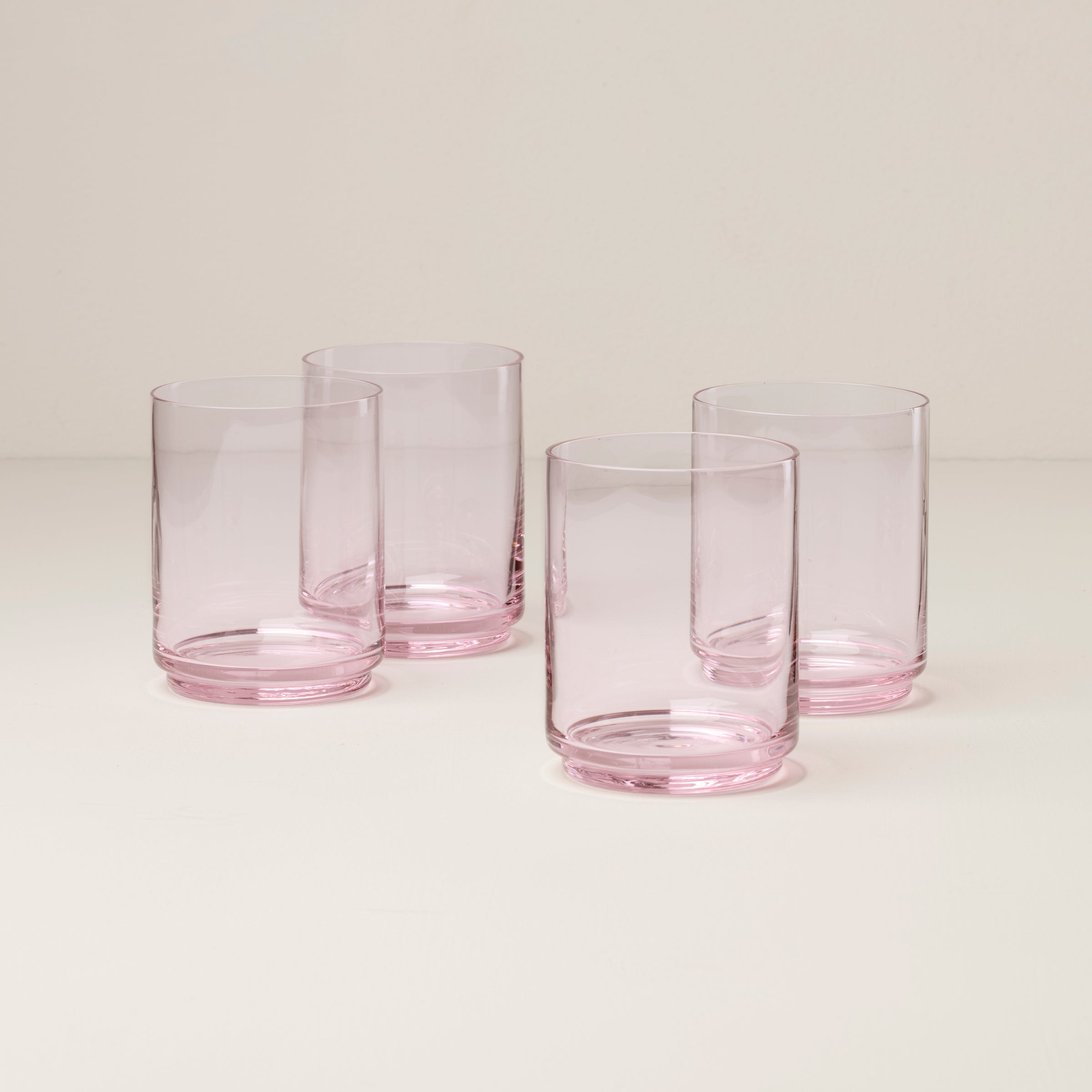 Lenox Westmore Tuscany Stackable Blush Tall Glasses, Set of 4