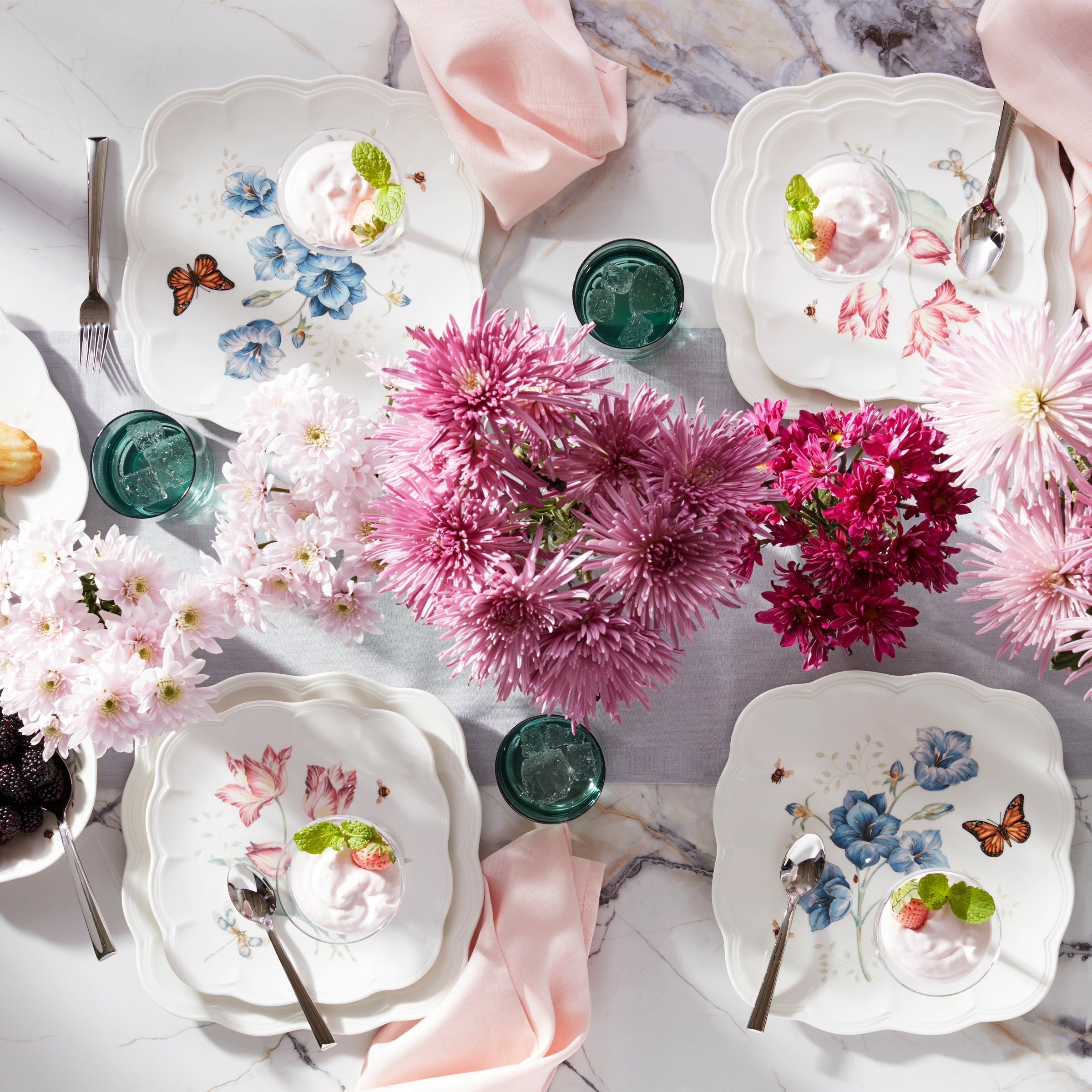 Lenox Westmore Butterfly Meadow Square 18-Piece Dinnerware Set - Image 2
