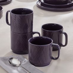 Alternative view of Lenox Westmore Modulus Nightshade Mugs, Set of 4