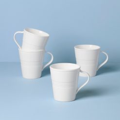 Lenox Westmore Tin Can Alley Mugs, Set of 4