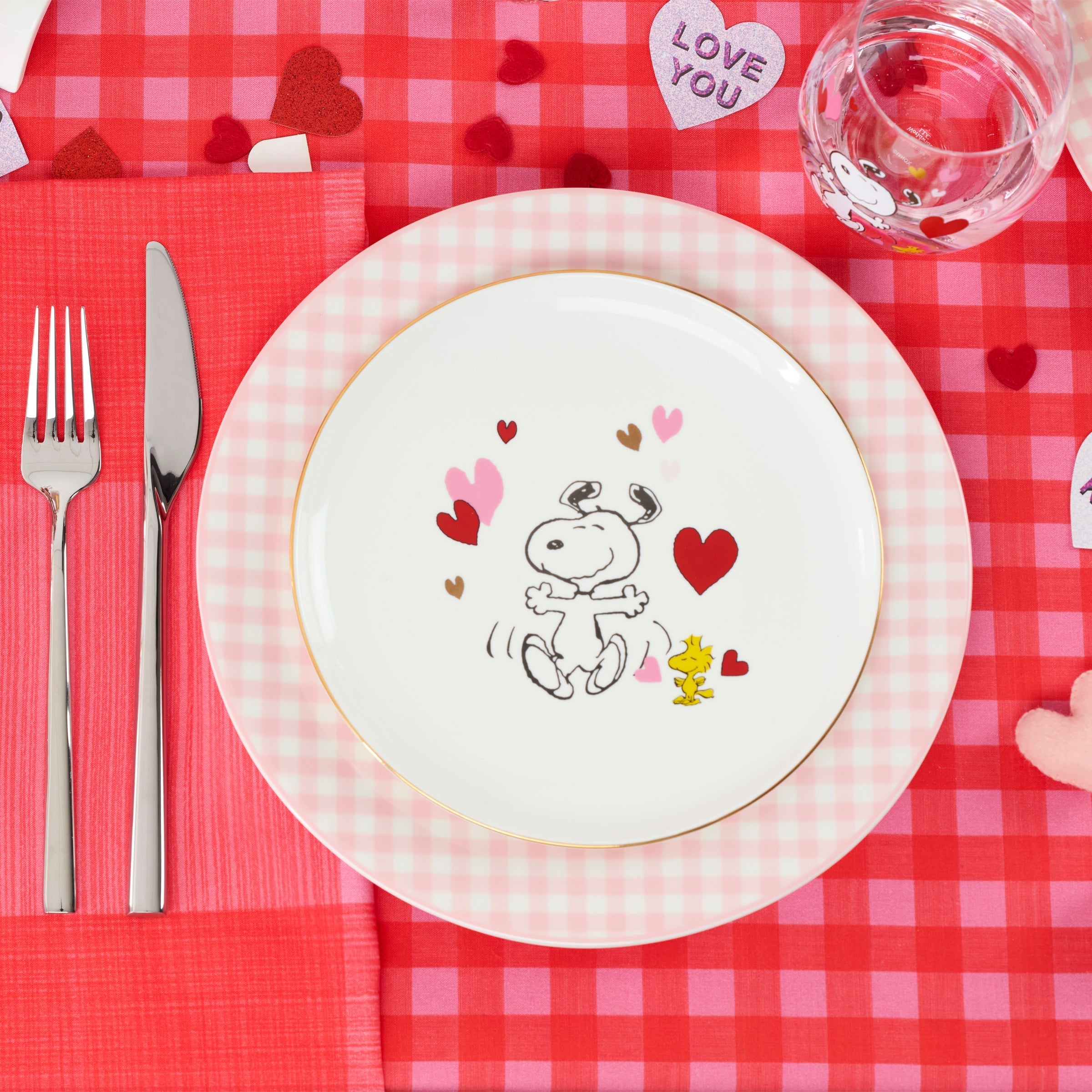 Lenox Westmore Snoopy Valentine's Day Accent Plates, Set of 4 - Image 7