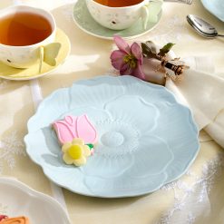 Alternative view of Lenox Westmore Butterfly Meadow Floral Blue Accent Plates, Set of 4