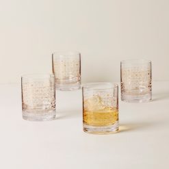 Alternative view of Lenox Westmore Tuscany Classics Gold Dust Double Old Fashion Glasses, Set of 4