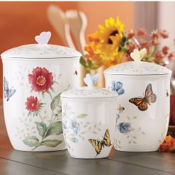 Alternative view of Lenox Westmore Butterfly Meadow 3-Piece Canister Set