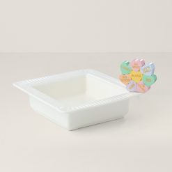 Lenox Westmore Profile Poppers Square Bowl & Heart Candy Set