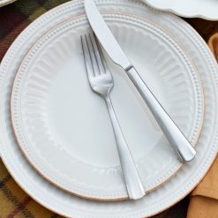 Alternative view of Lenox Westmore French Perle Groove White 18-Piece Dinnerware Set