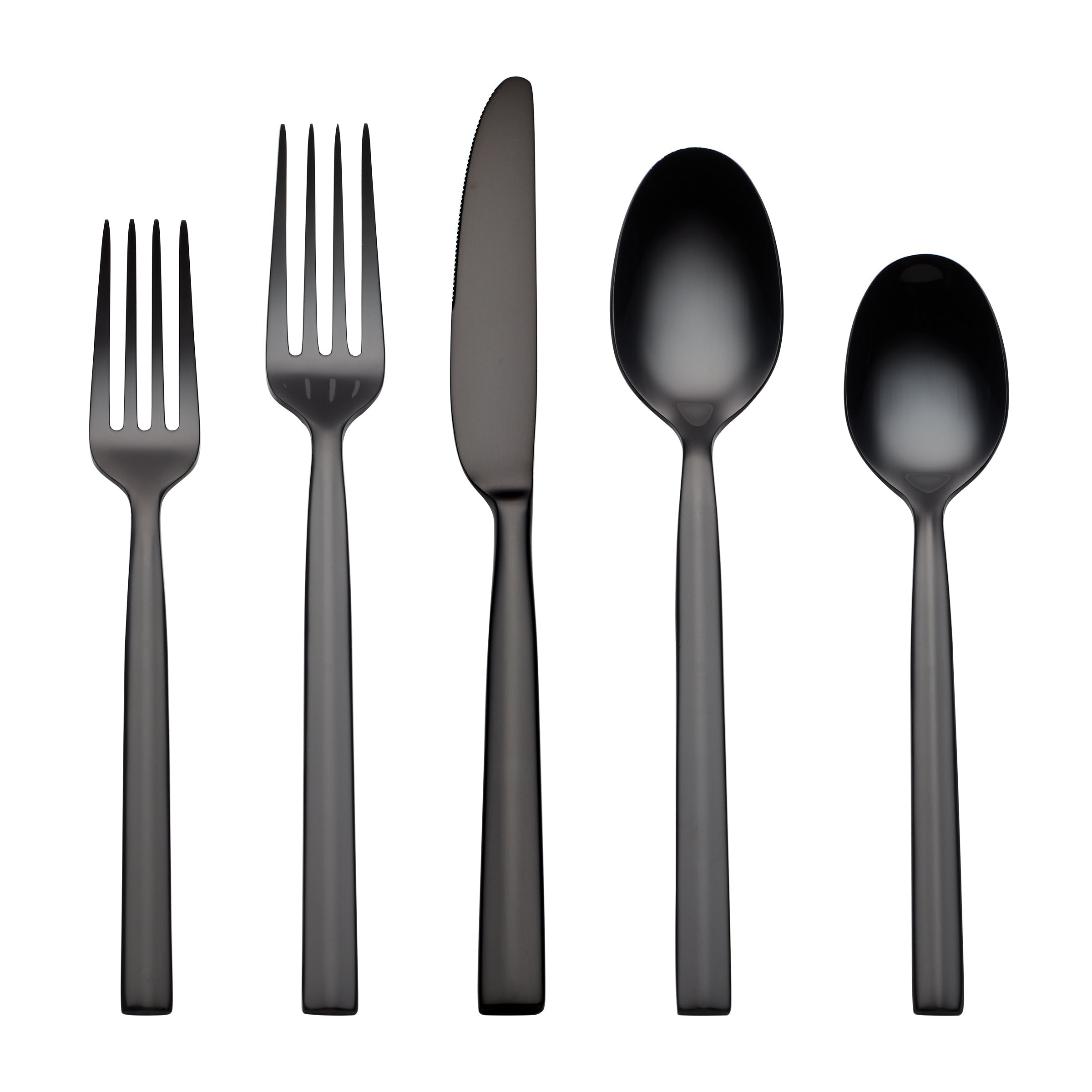 Lenox Westmore Aero Black Mirror 20-Piece Flatware Set