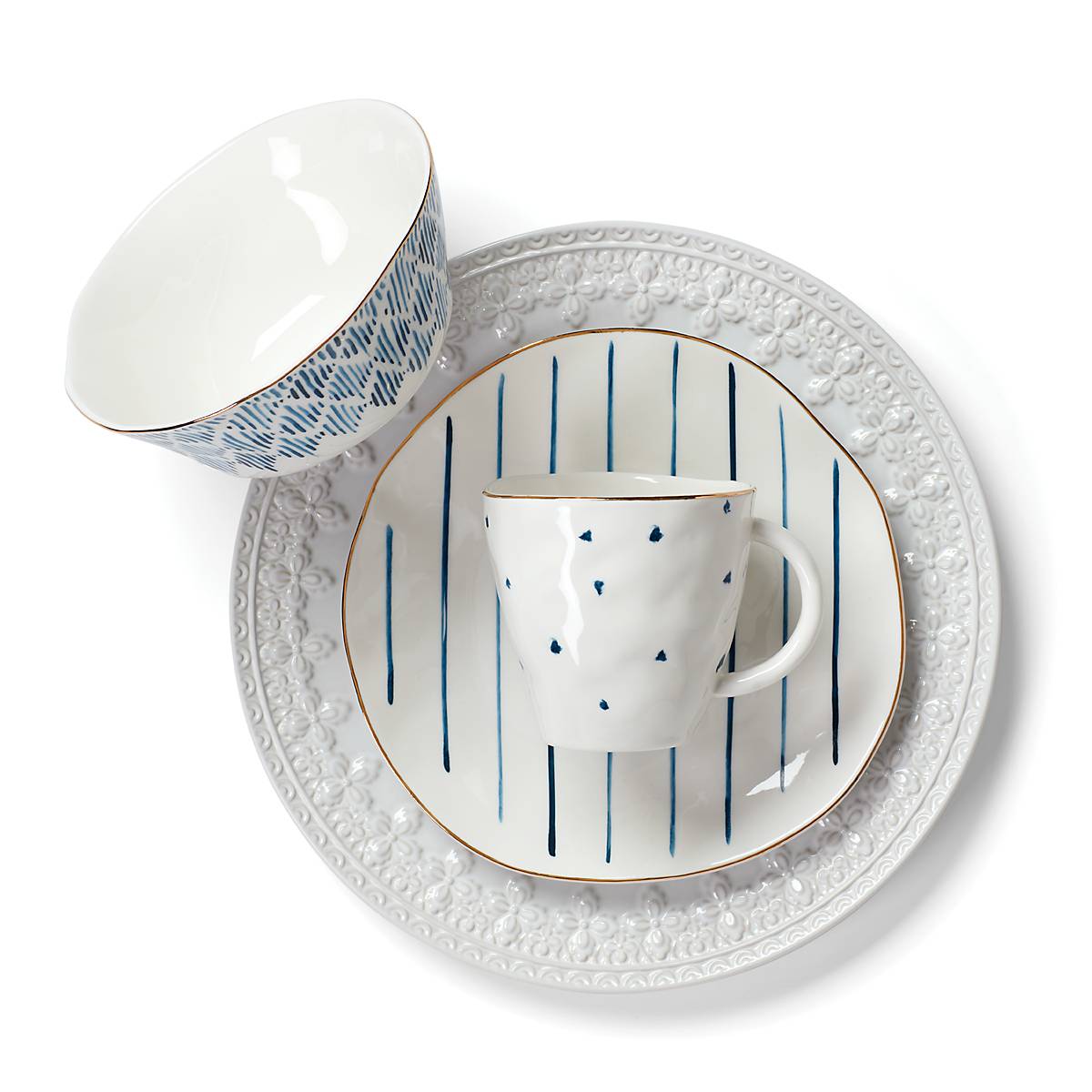 Lenox Westmore Blue Bay Dessert Mugs, Set of 4 - Image 3