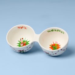Alternative view of Lenox Westmore Merry Grinchmas Naughty or Nice Double Dip Bowl