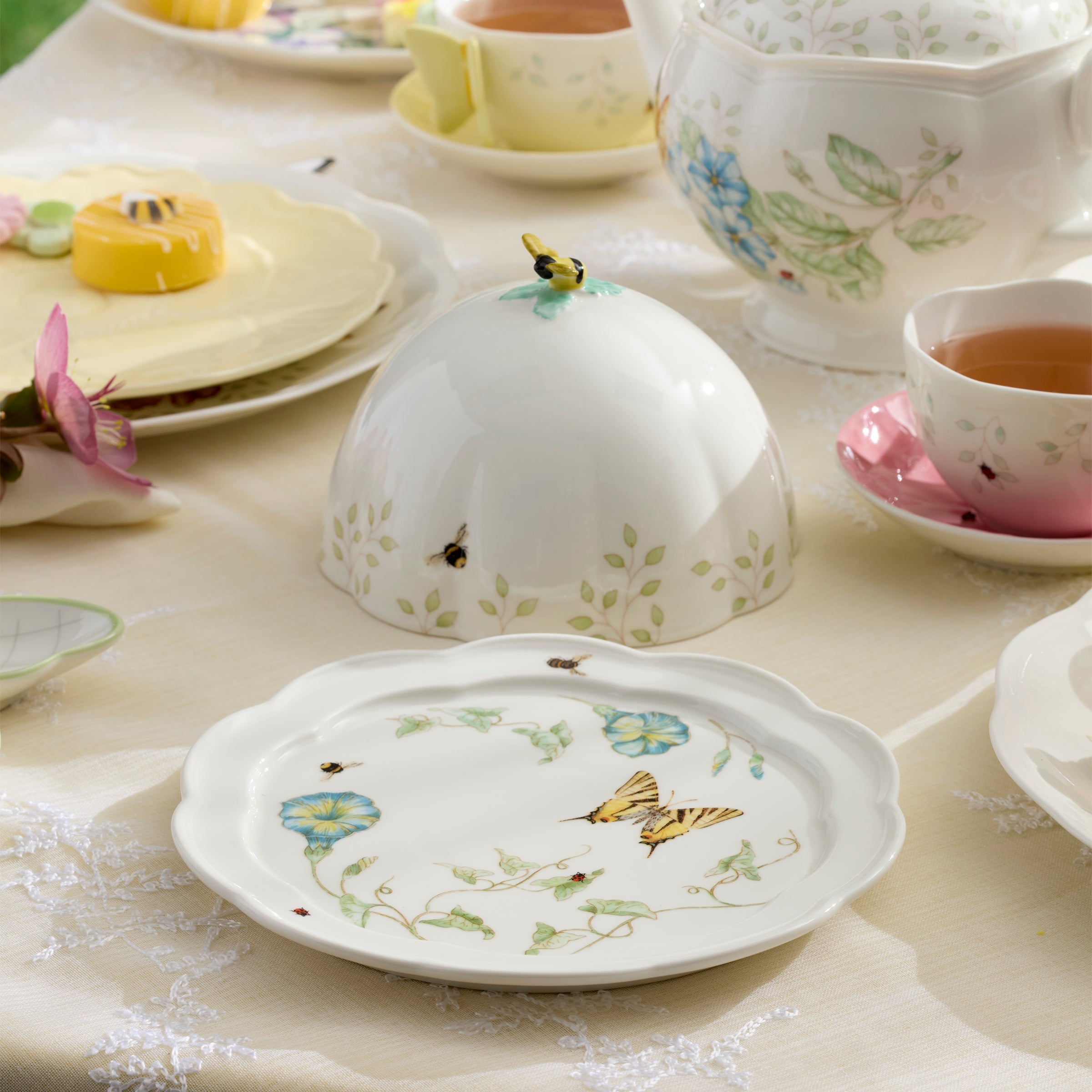 Lenox Westmore Butterfly Meadow Covered Butter Dish - Image 5