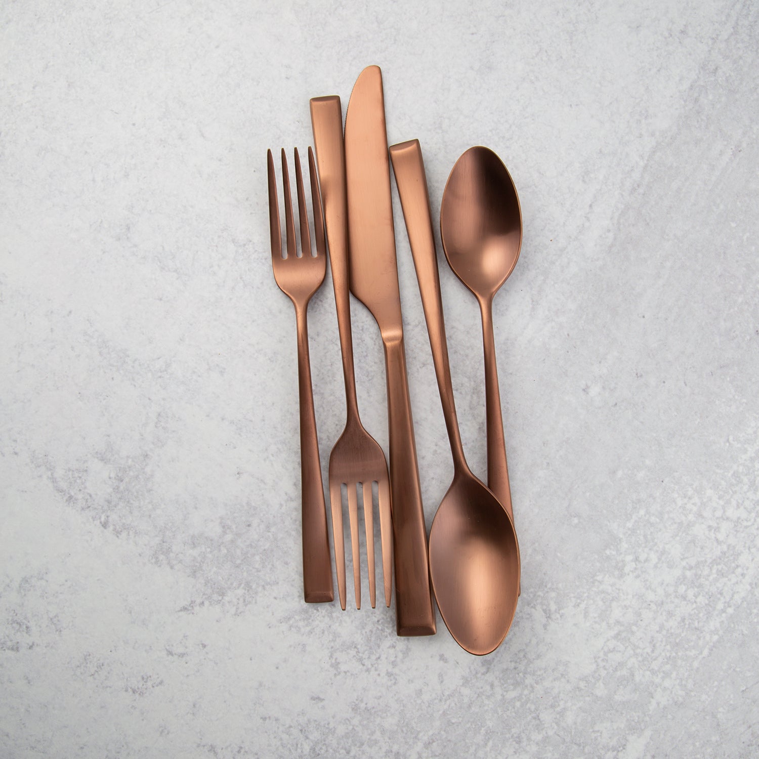 Lenox Westmore Marlise Copper Satin 20-Piece Flatware Set - Image 3