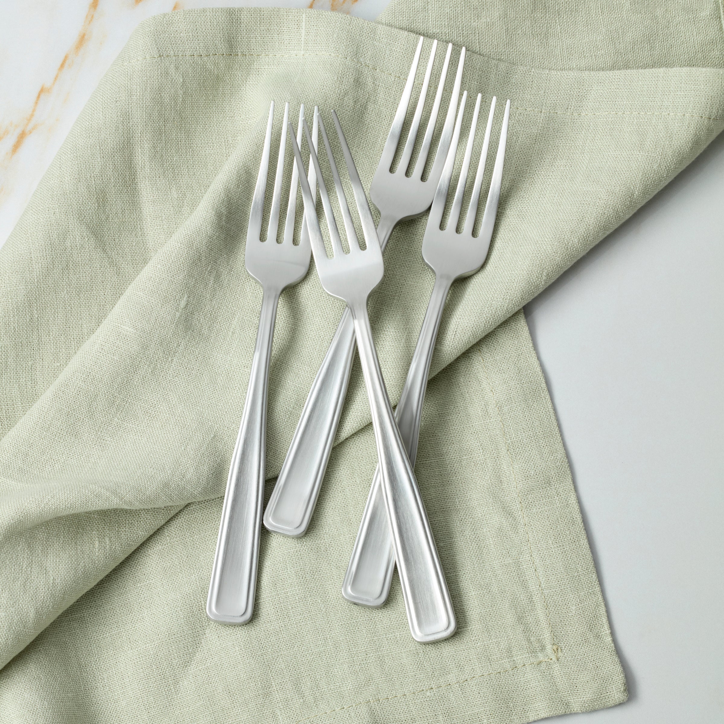 Lenox Westmore Reid Satin Dinner Forks, Set of 4 - Image 2