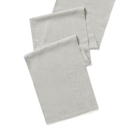 Alternative view of Lenox Westmore French Perle Solid Dove Grey 14x90 Table Runner