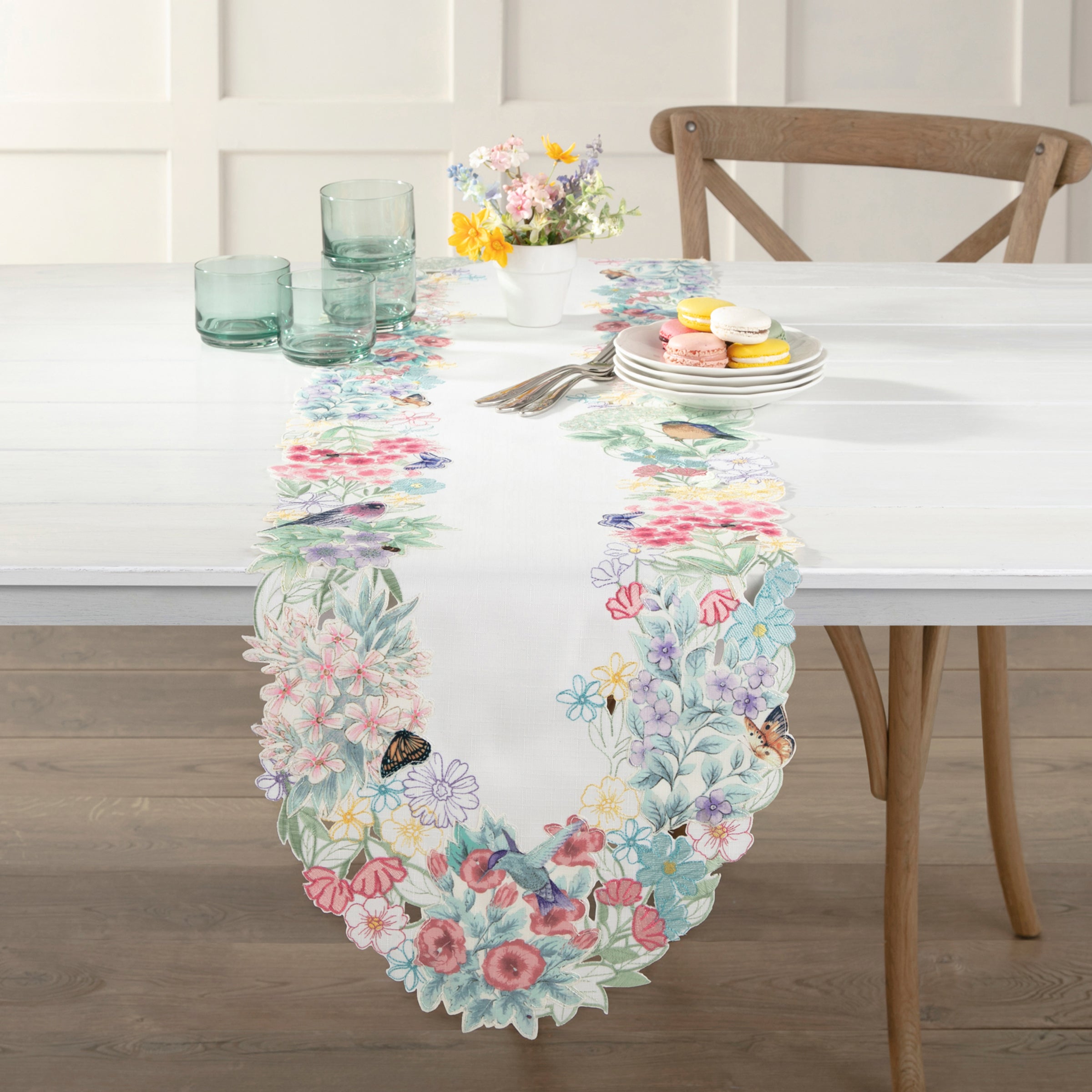 Lenox Westmore Butterfly Meadow Flutter Table Runner