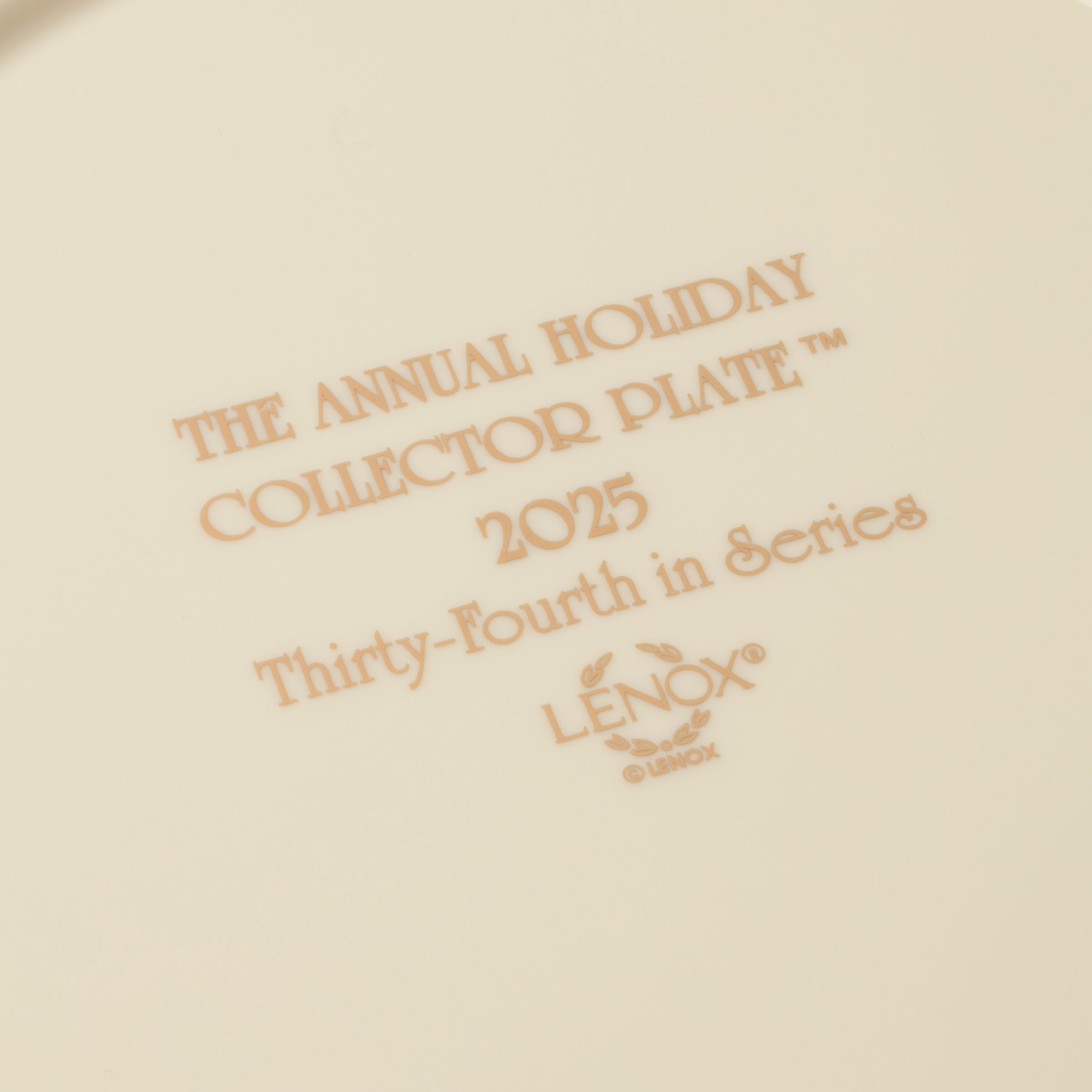 Lenox Westmore 2025 Annual Holiday Plate Night Snow - Image 3