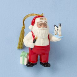 Lenox Westmore African American Santa Workshop Ornament
