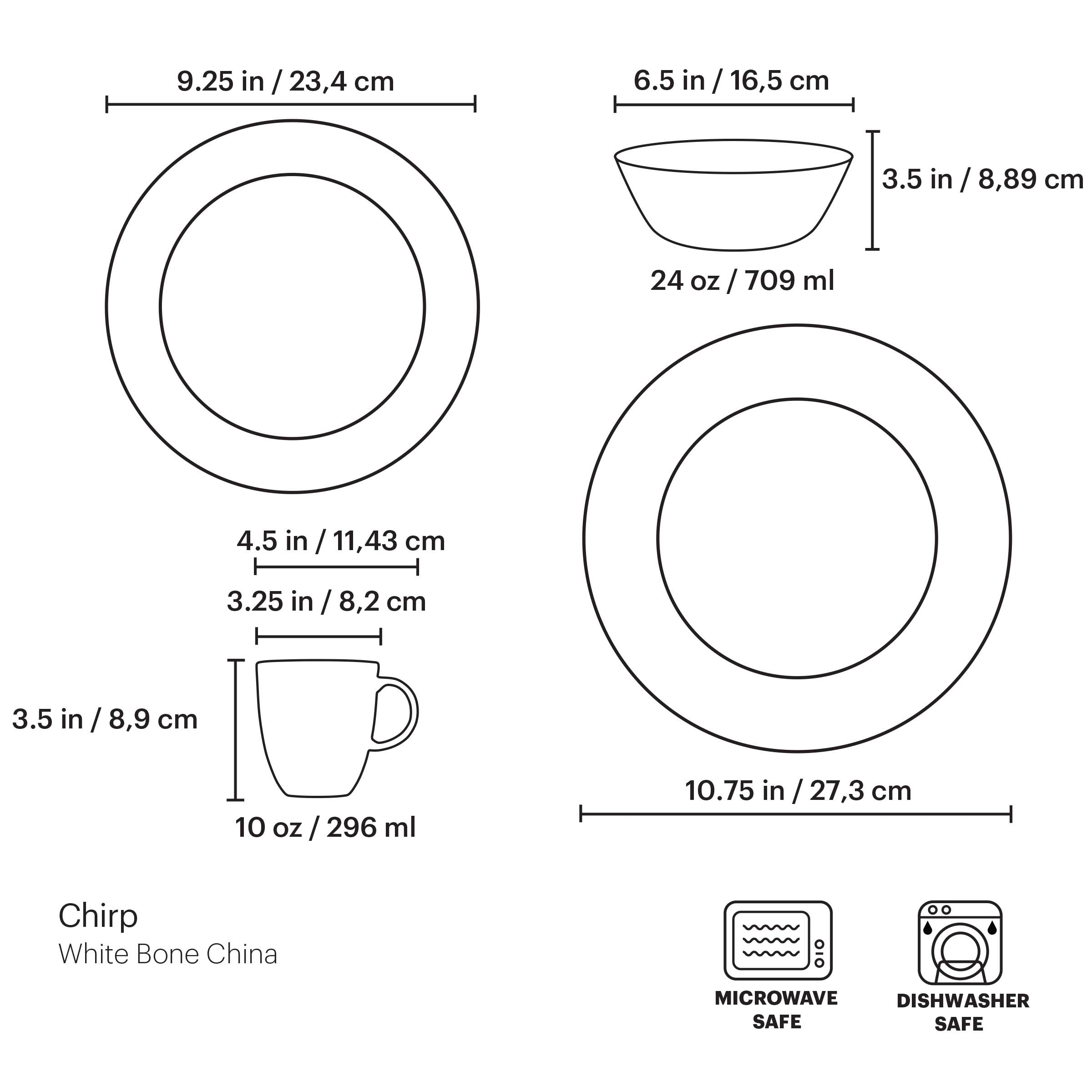 Lenox Westmore Chirp 4-Piece Place Setting - Image 7