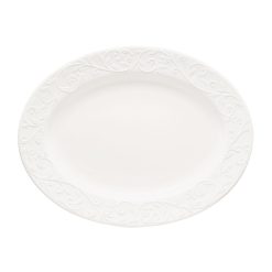 Lenox Westmore Opal Innocence Carved Oval Platter