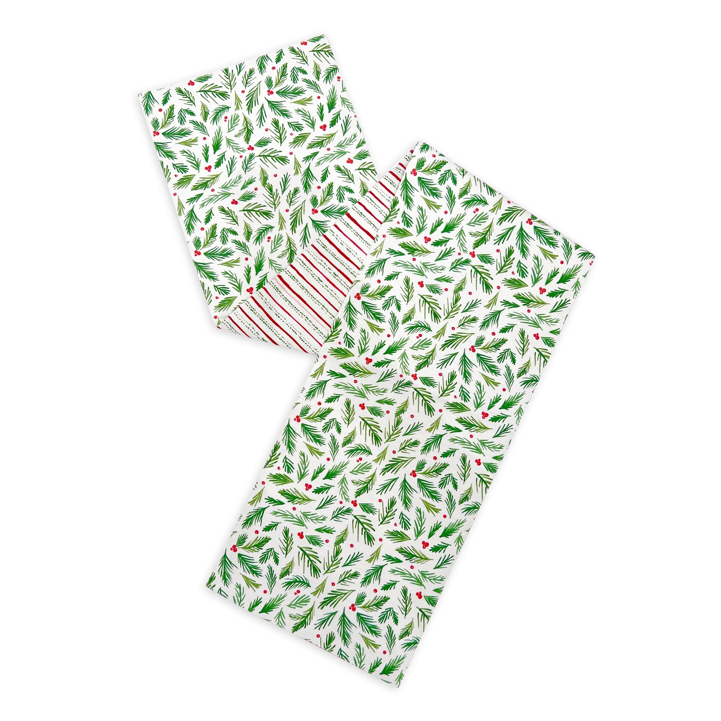 Lenox Westmore Bayberry Merry & Bright Reversible Table Runner