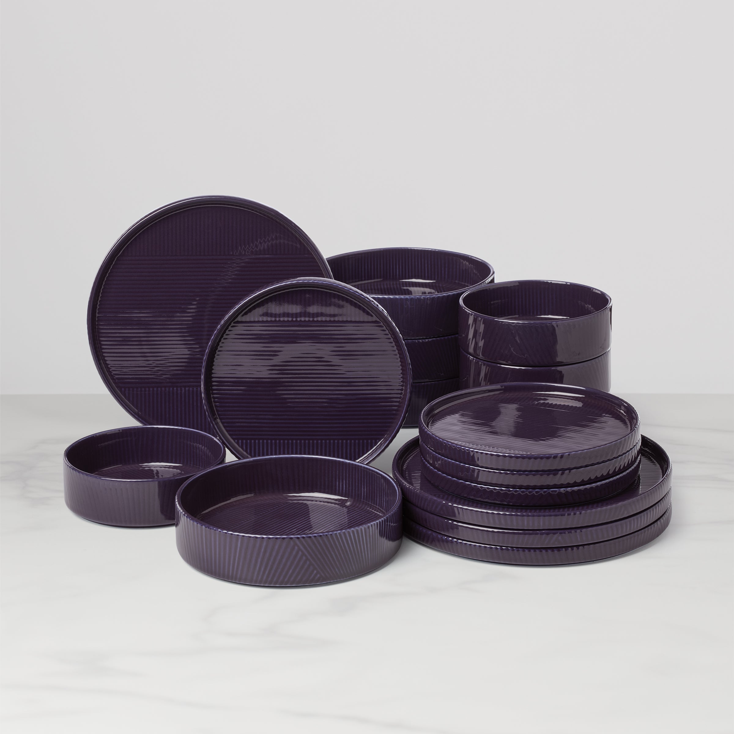 Lenox Westmore Modulus Nightshade 16-Piece Dinnerware Set