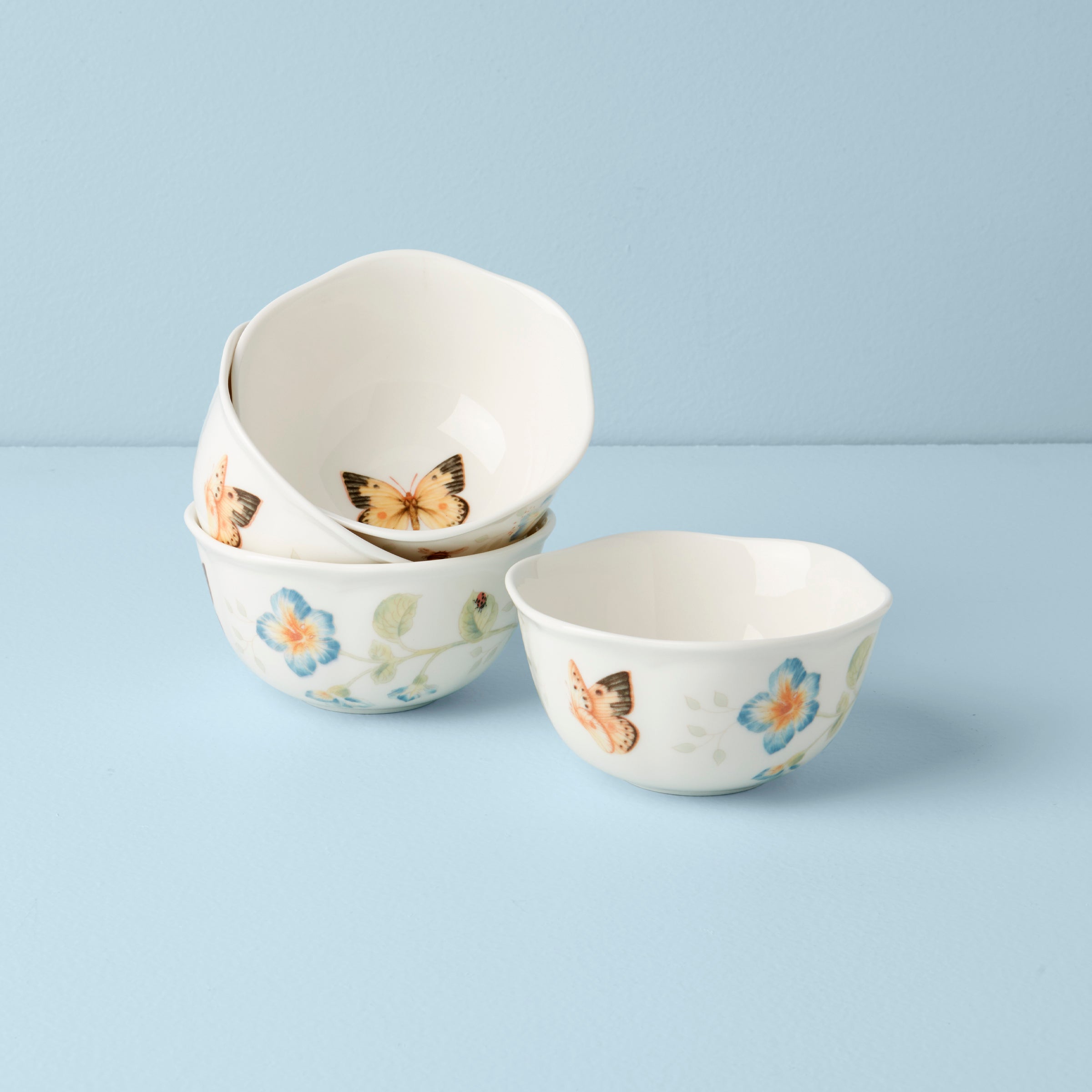 Lenox Westmore Butterfly Meadow 4-Piece Dessert Bowl Set