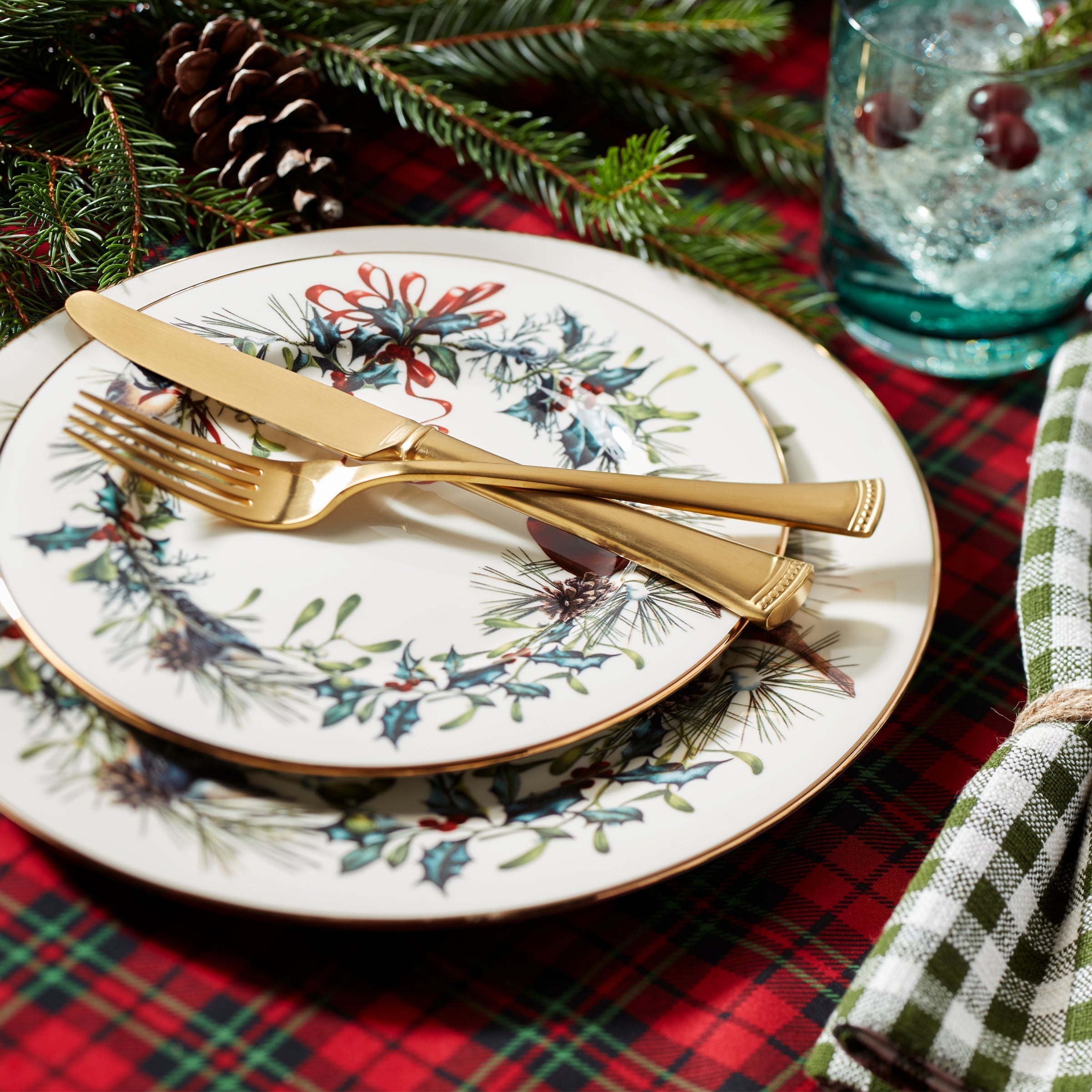 Lenox Westmore Winter Greetings Salad Plate - Image 4