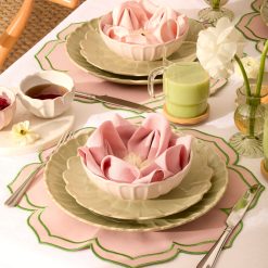 Alternative view of Lenox Westmore French Perle Scallop Matcha 24-Piece Dinnerware Set
