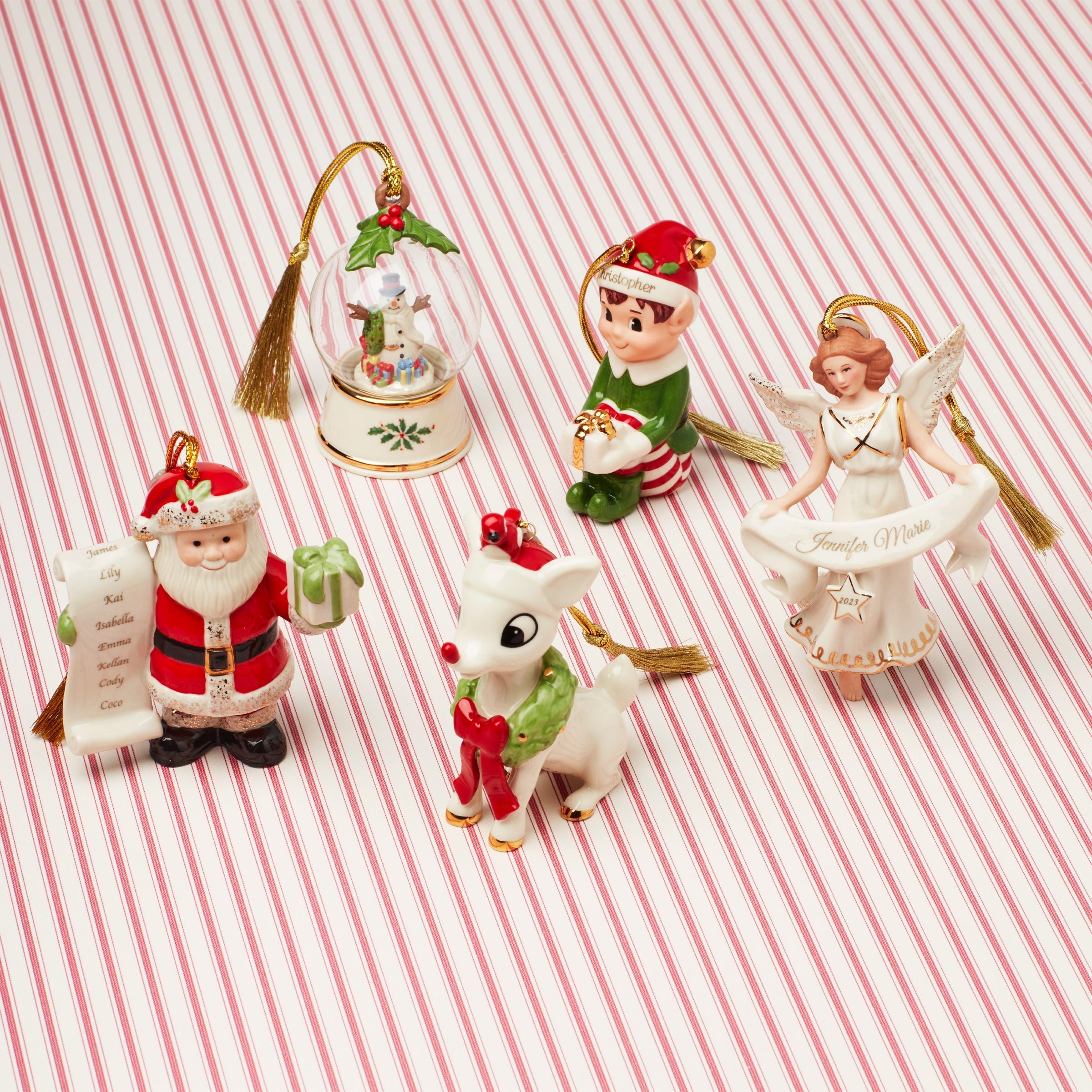Lenox Westmore Personalized Christmas Elf Ornament - Image 4