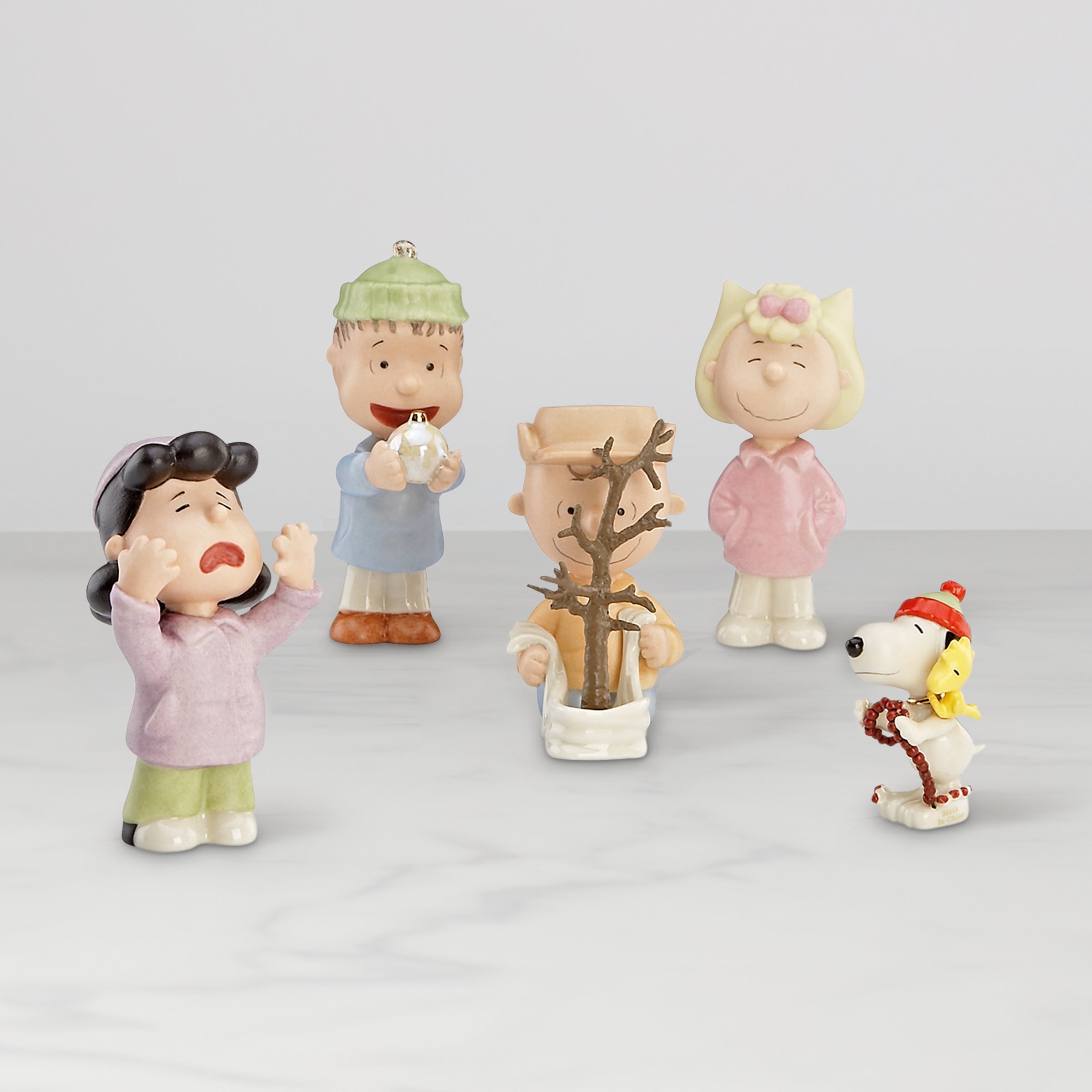 Lenox Westmore Peanuts A Charlie Brown Christmas 5-Piece Figurine Set - Image 2