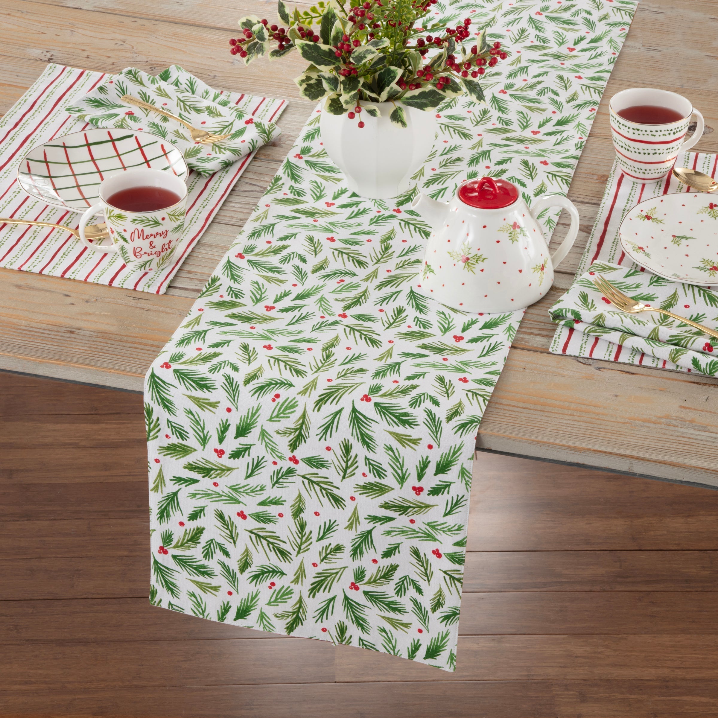 Lenox Westmore Bayberry Merry & Bright Dinner Napkins, Set of 4 - Image 2