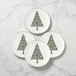 Lenox Westmore Evergreen Accent Plates, Set of 4