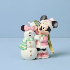 Lenox Westmore 2026 Minnie Mouse's Matching Snowman Ornament