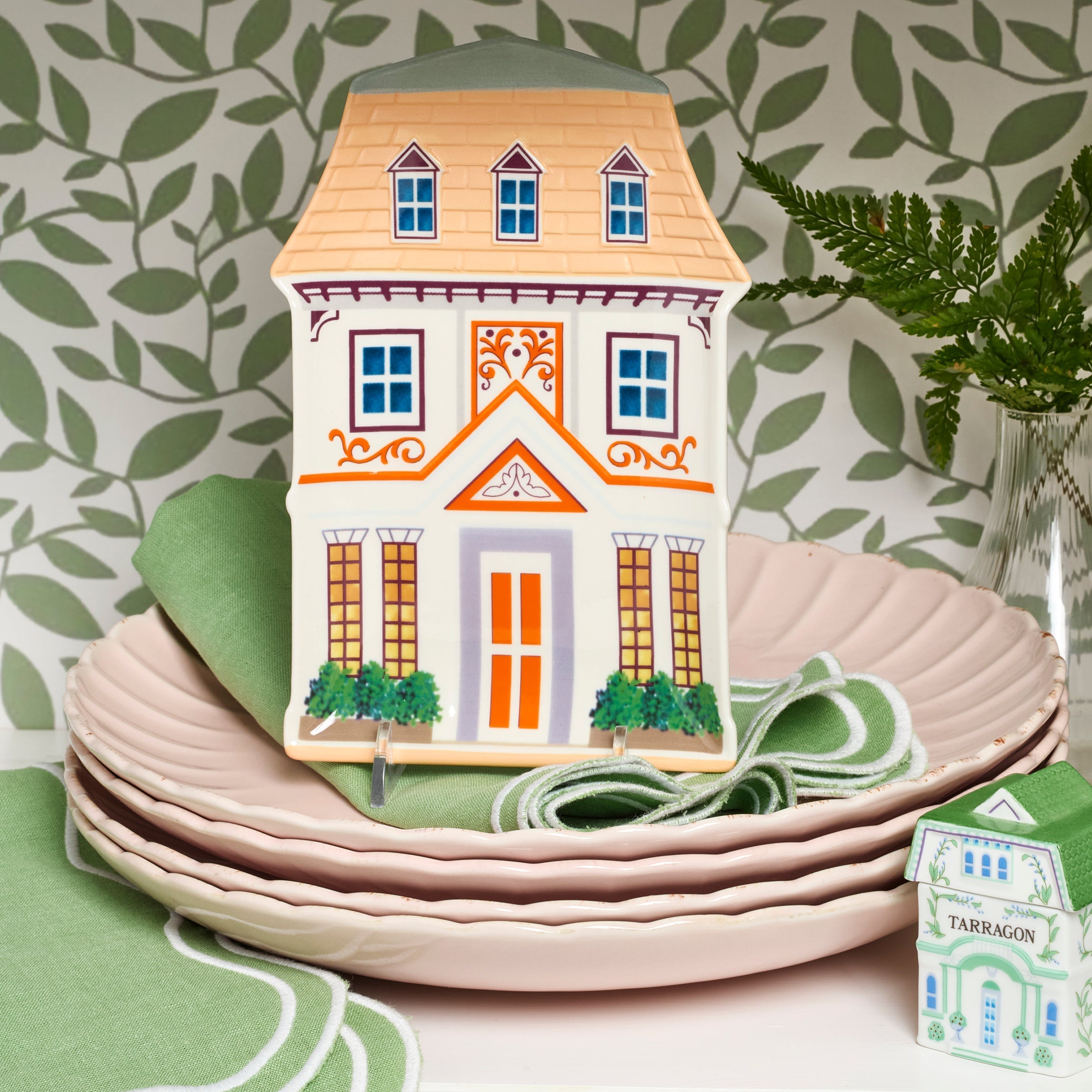 Lenox Westmore Lenox Spice Village House Accent Plates, Set of 4 - Image 3