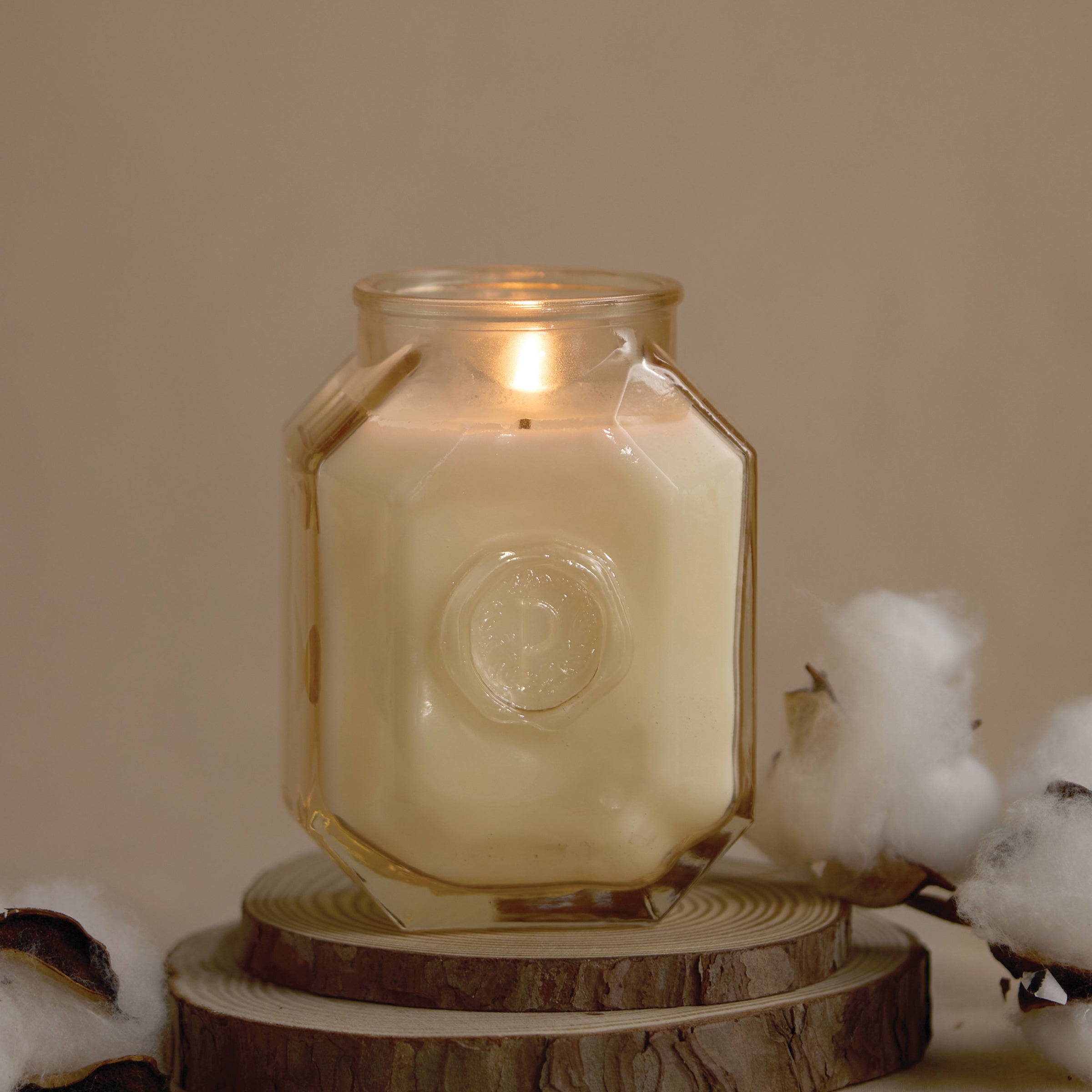 Lenox Westmore Botanica Cotton & Teak 8oz Candle - Image 6