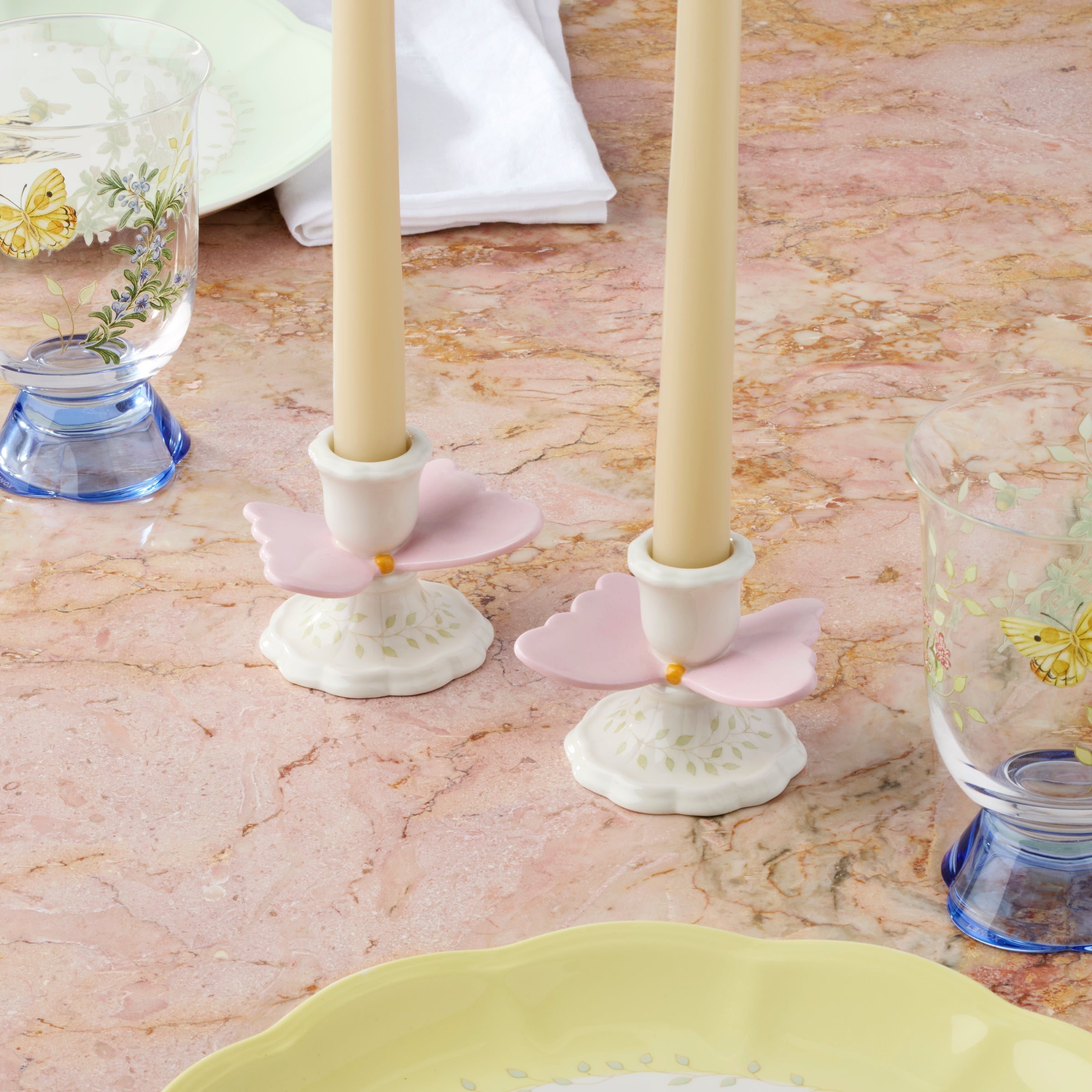 Lenox Westmore Butterfly Meadow Candlestick Holders, Set of 2 - Image 5