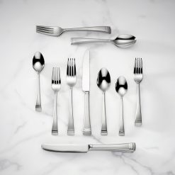 Lenox Westmore Federal Platinum Frosted 20-Piece Flatware Set