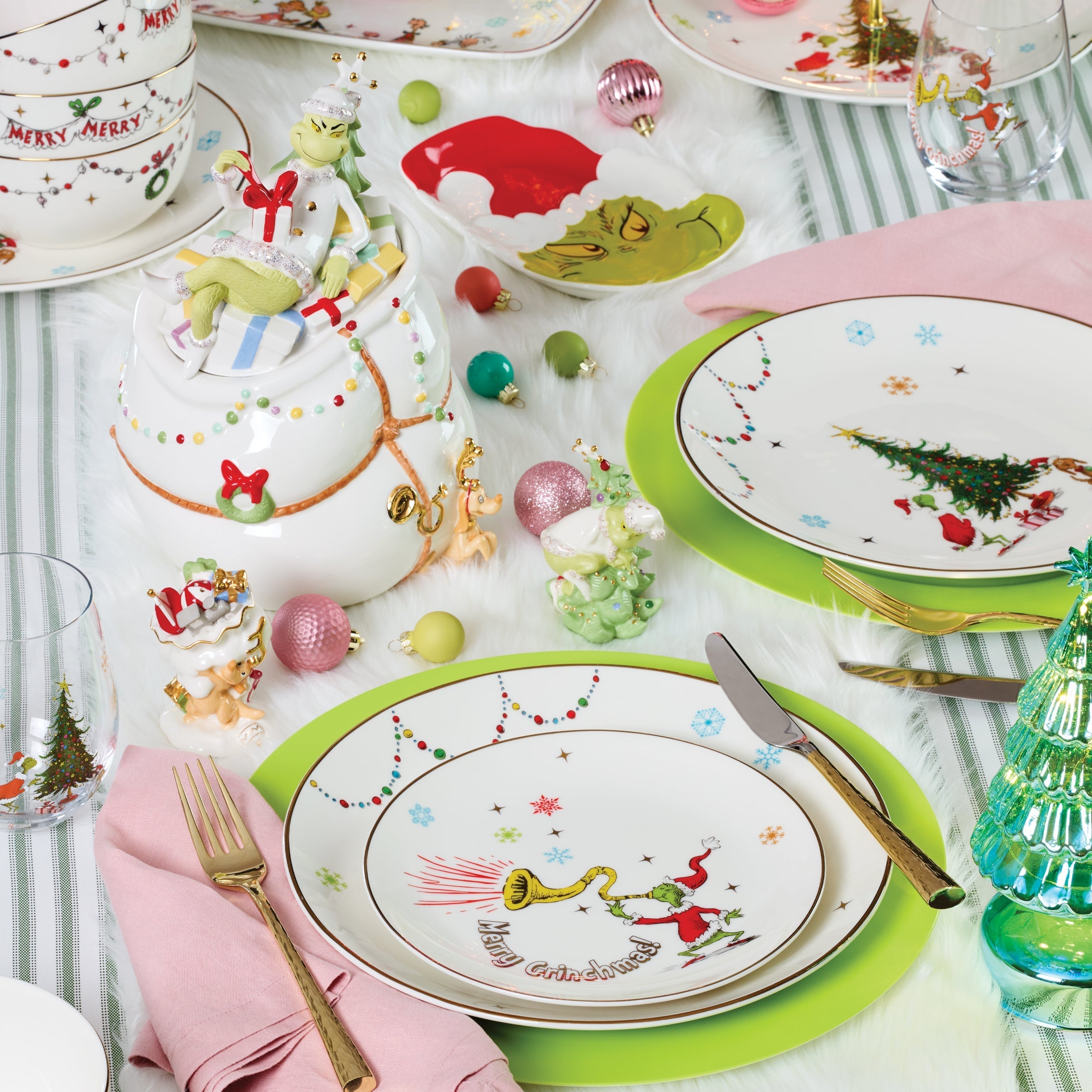 Lenox Westmore Merry Grinchmas Cookie Jar - Image 3