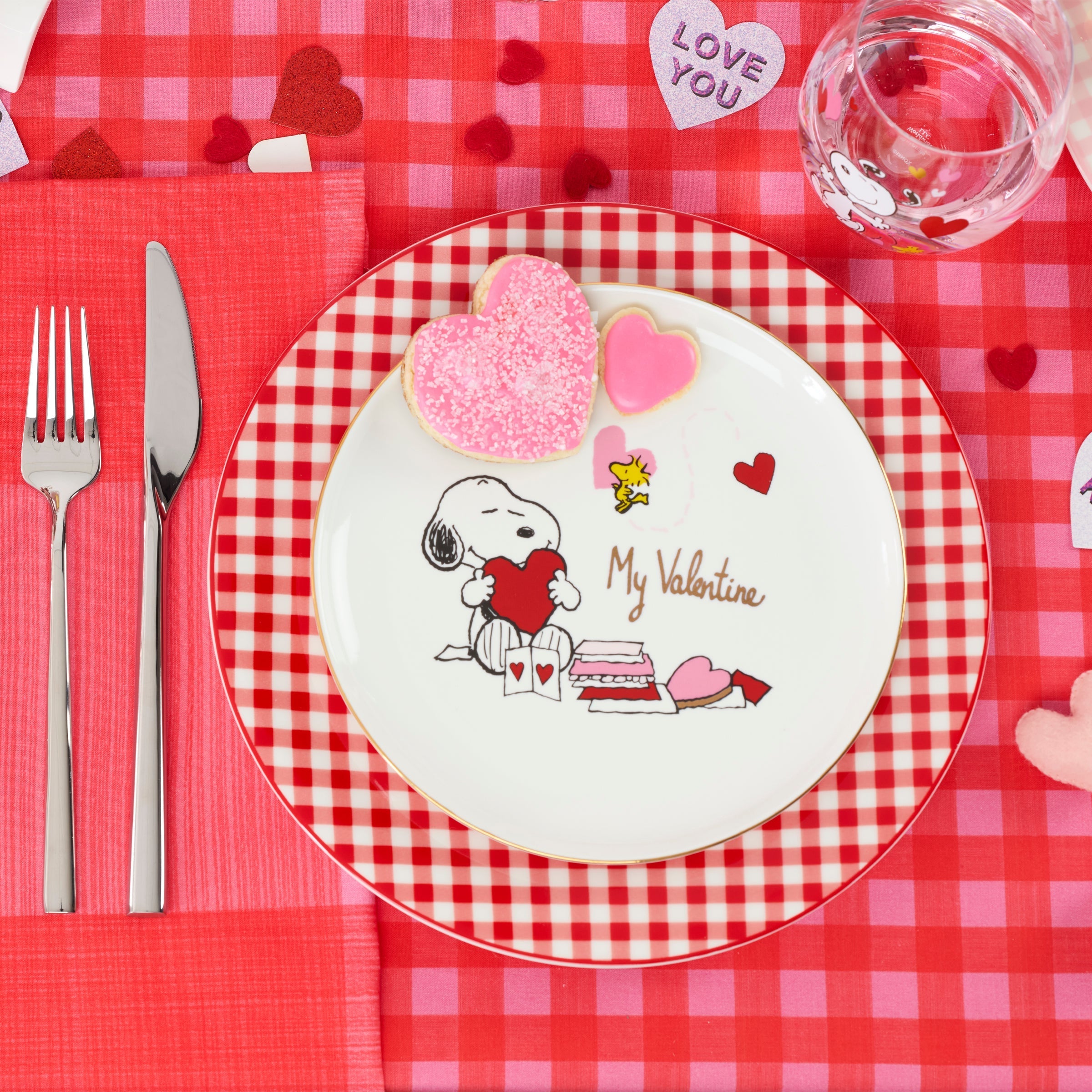 Lenox Westmore Snoopy Valentine's Day Accent Plates, Set of 4 - Image 8